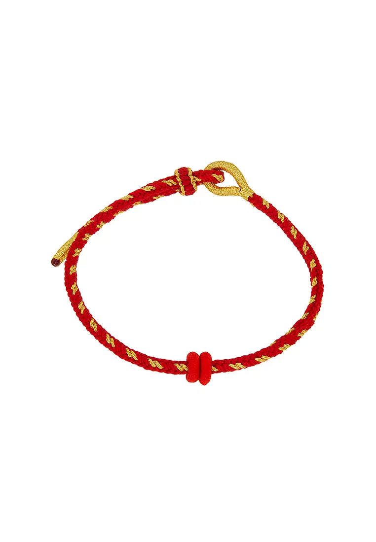HABIB Adjustable Cord Bracelet (Red) WWGB2710125
