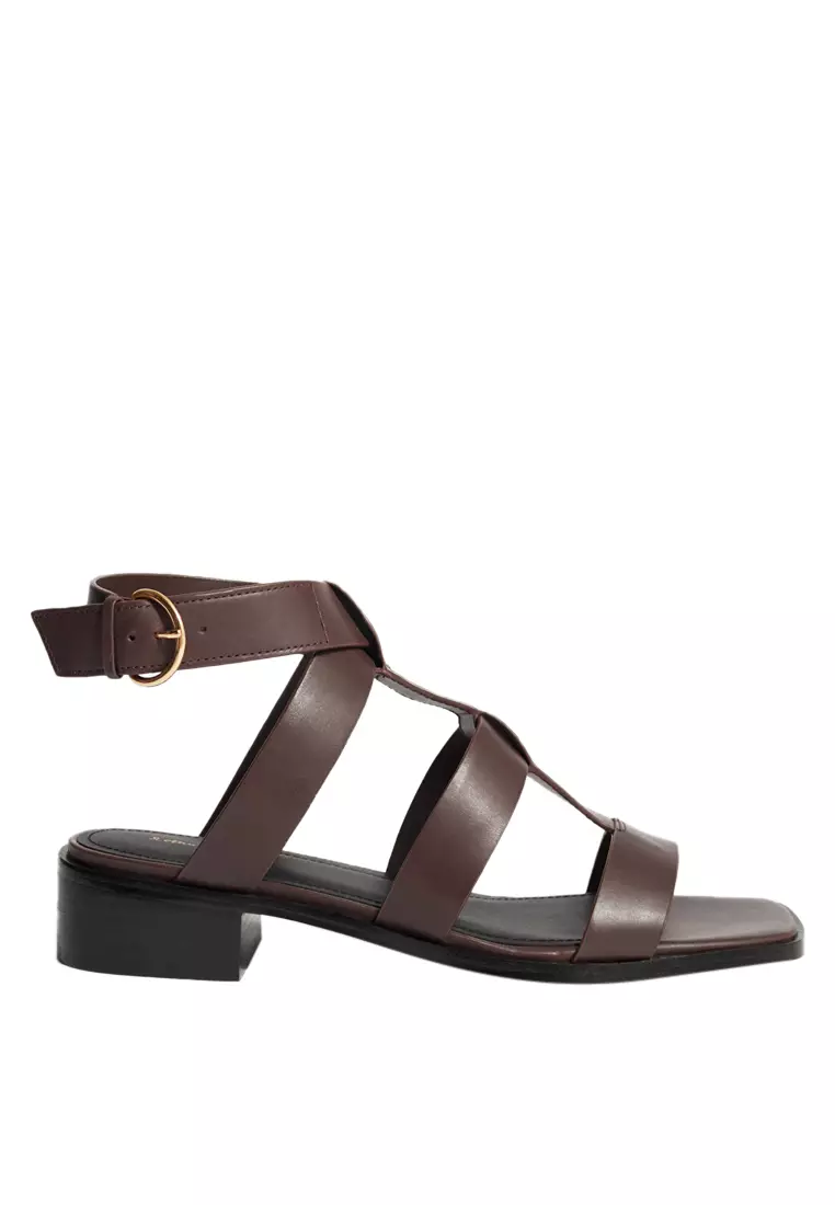 Discount on & Other Stories  shoes - SKU: Ankle-Strap Leather Sandals