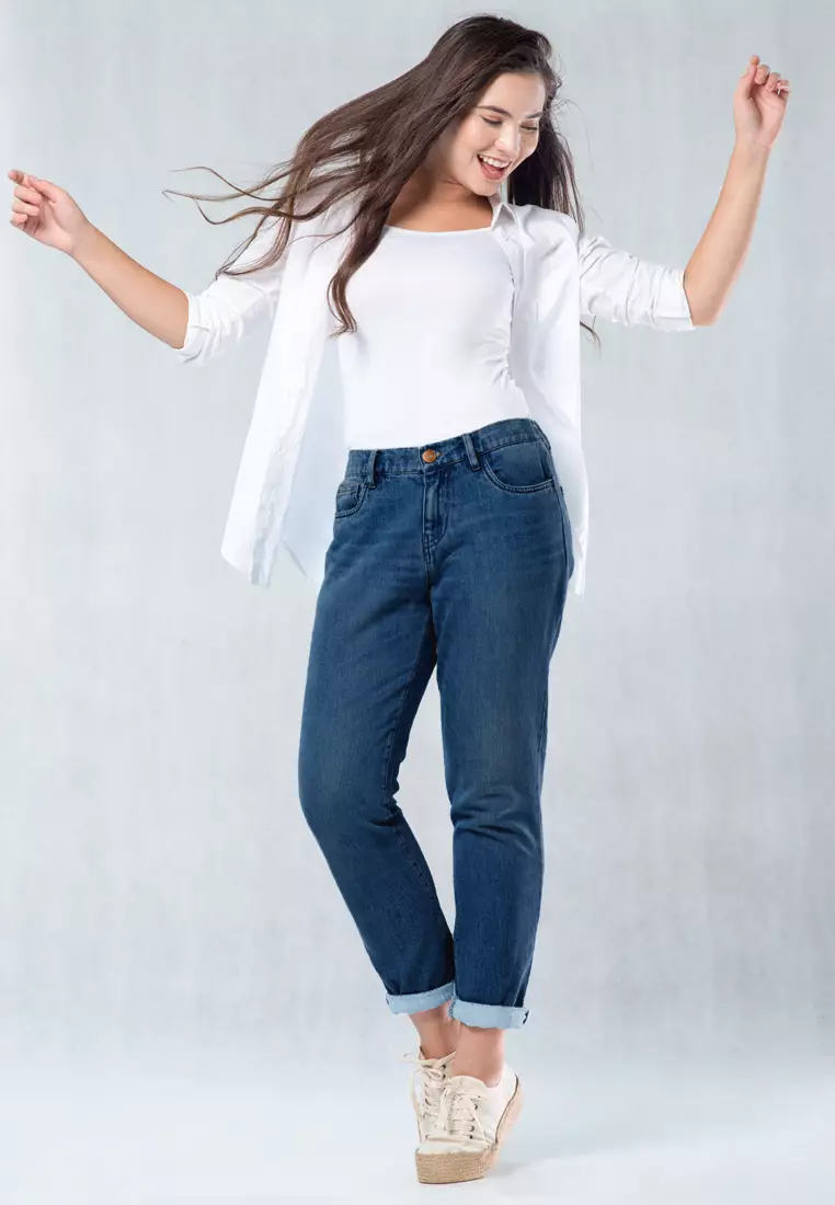 C2 Vanion Navy Jeans Boyfriend