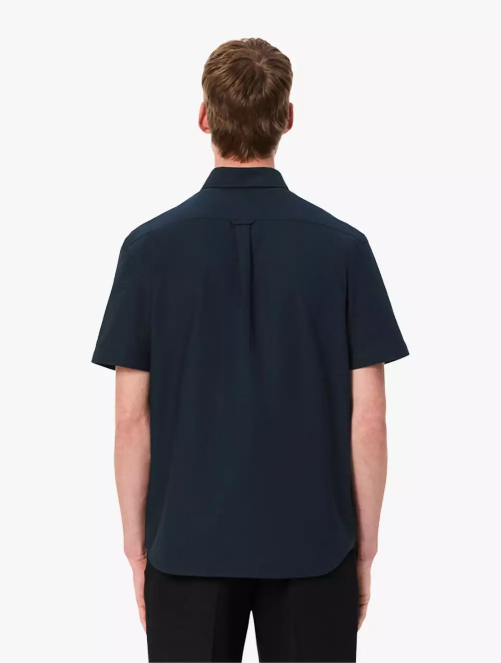 Regular Fit Short Sleeved Oxford Shirt - Blue - Blue