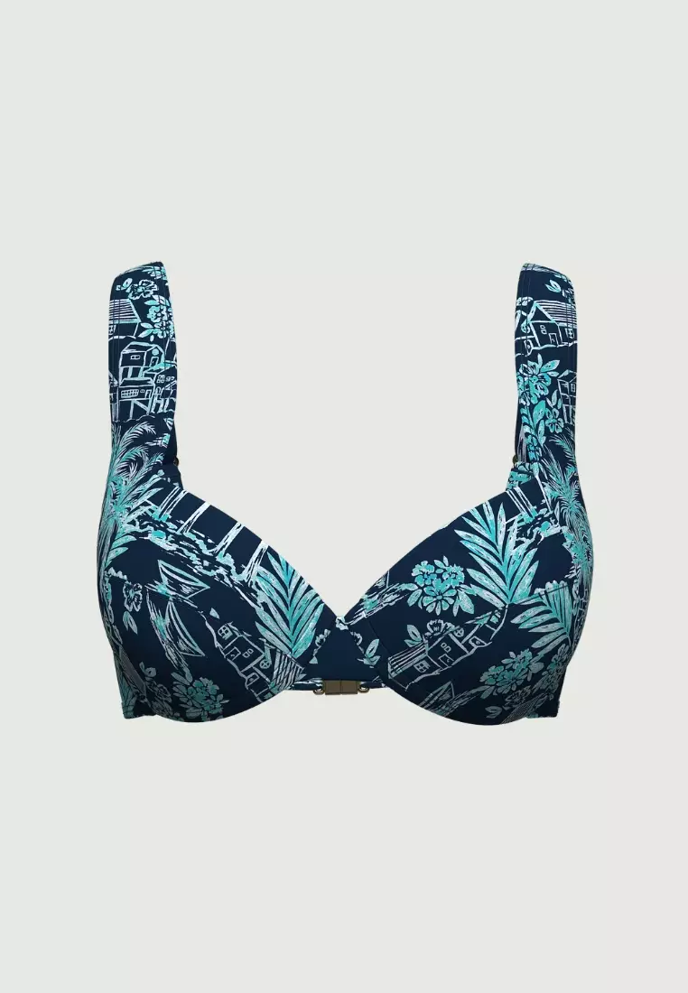 Tropadelic Days Jade Plus Cup Bikini Top