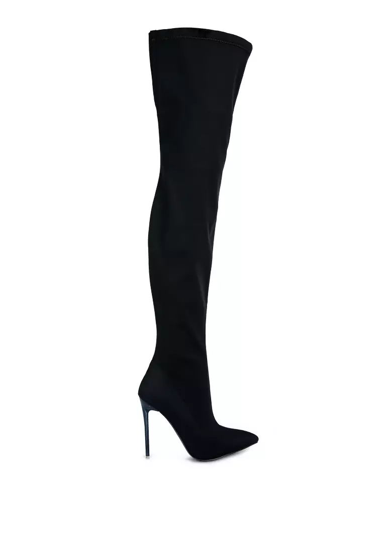 Buy London Rag Black High Heel Long Boots 2024 Online ZALORA