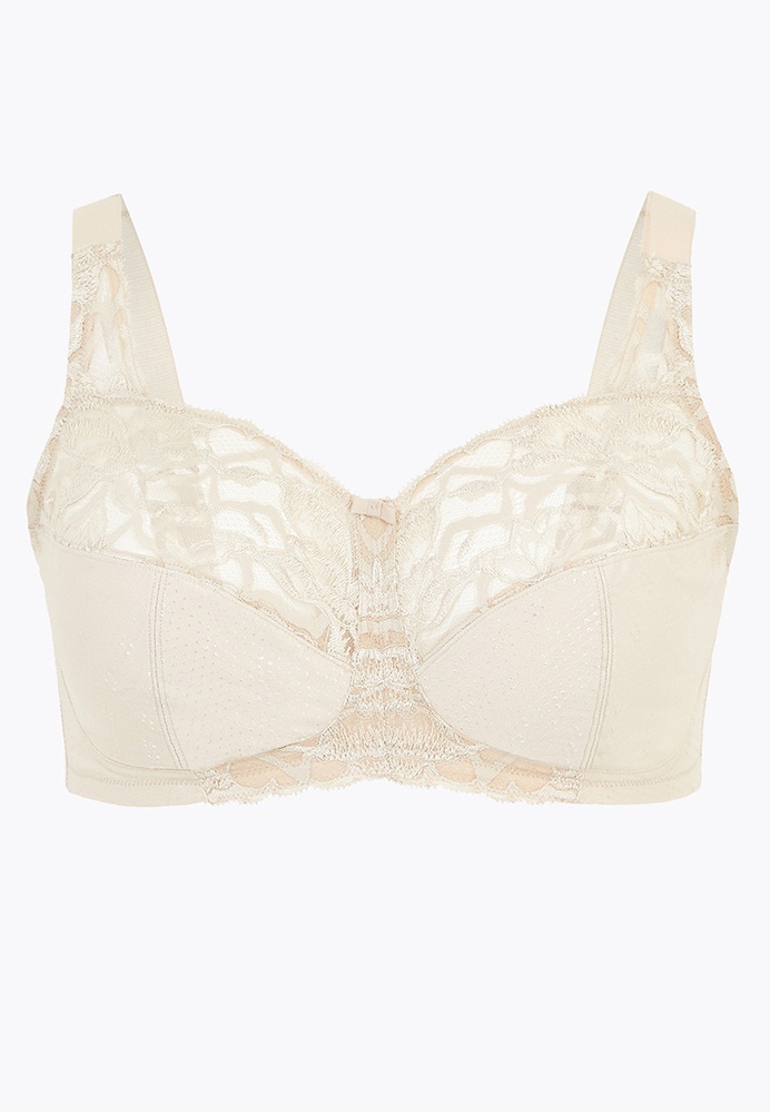Buy MARKS & SPENCER M&S Wild Blooms NonWired Total Support Bra BG
