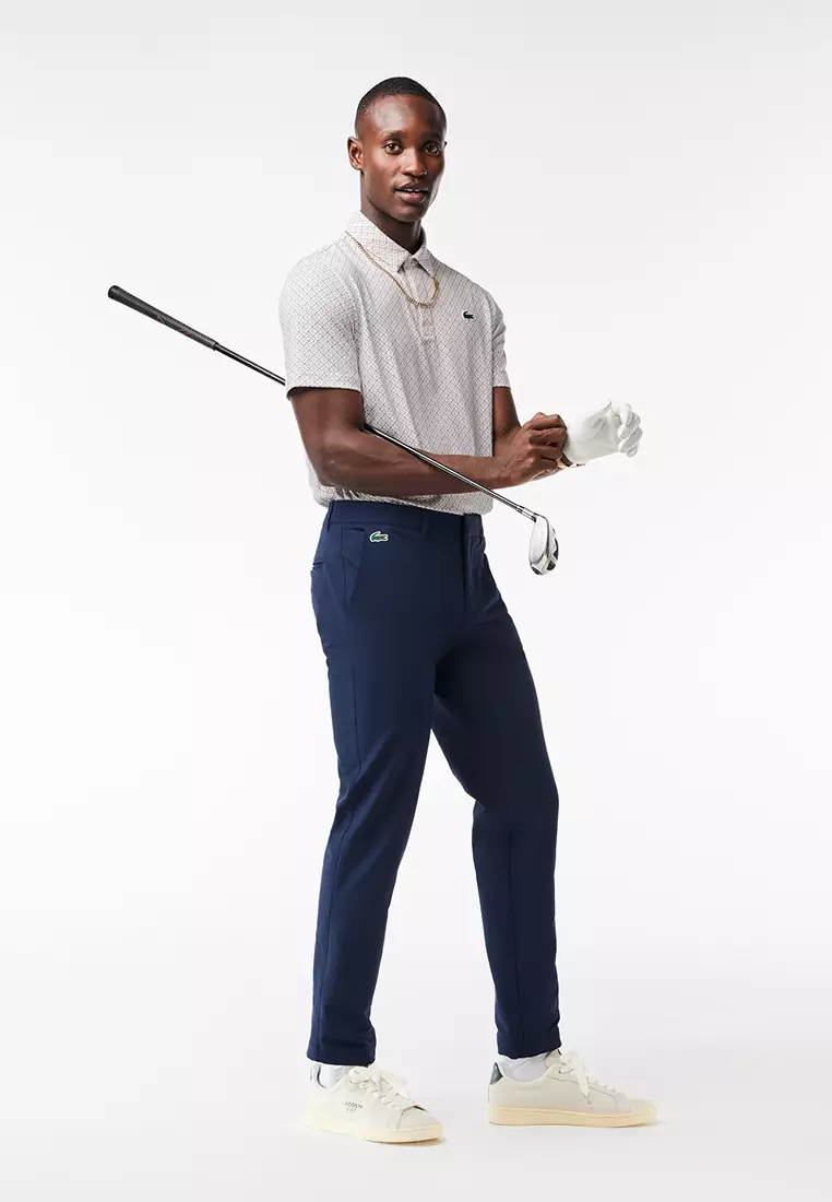 Buy Lacoste Men s Lacoste Golf Printed Recycled Polyester Polo
