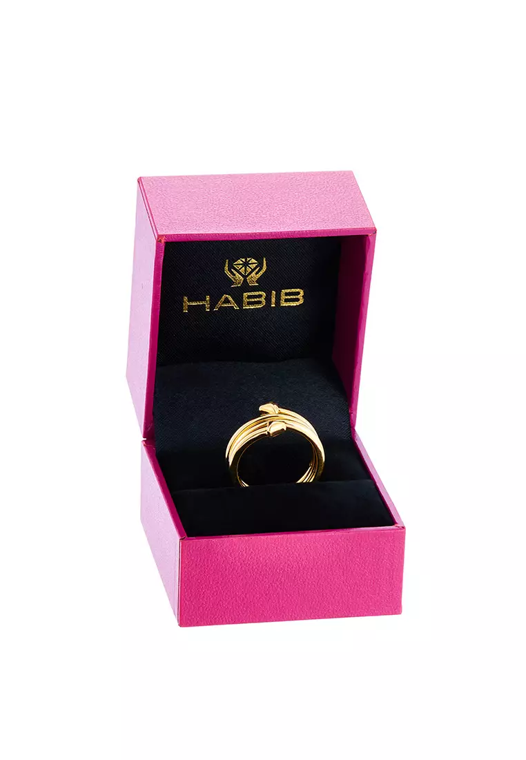 HABIB 999/24K Yellow Gold Ring WWGR1591123