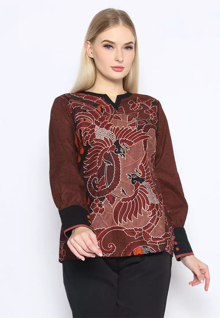 My Aksa batik Wanita Blouse Cassia Cairo
