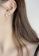 ZITIQUE silver Women's French Style Diamond Embedded Heart Earrings - Silver 85C63ACF3BFF57GS_4