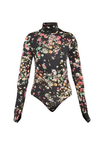 Buy Hu0026M Ribbed Turtleneck Bodysuit 2023 Online | ZALORA Singapore