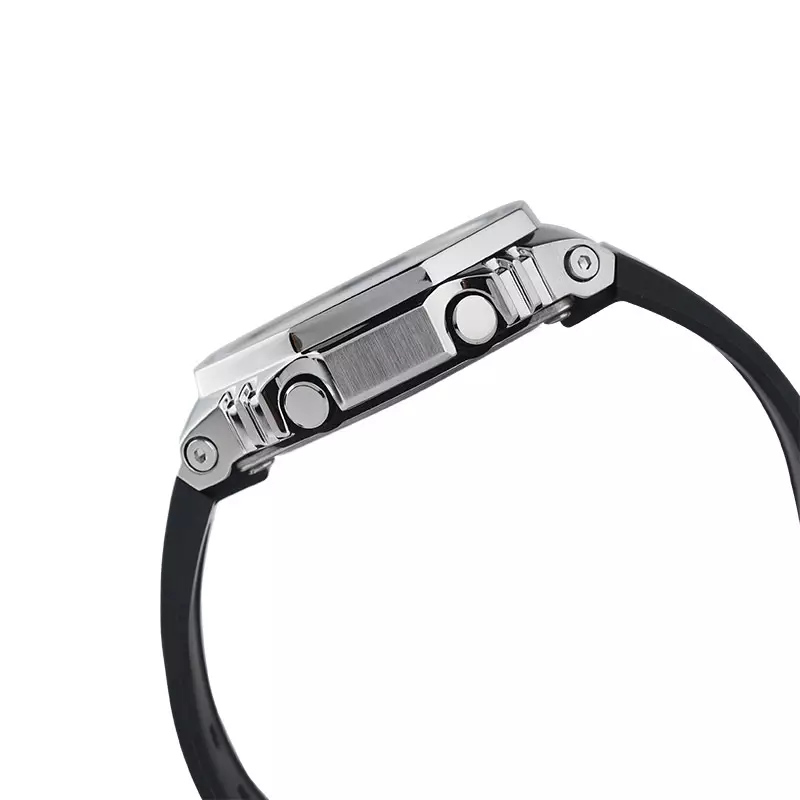 Jam Tangan Wanita Casio G-Shock GM-S2110-3ADR CasiOak Metallic Colour Series Green Dial Grey Resin Band