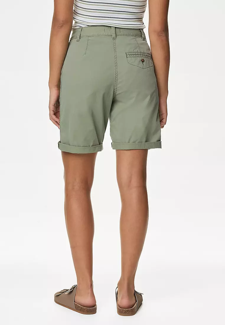 Cotton Rich Tea Dyed Chino Shorts