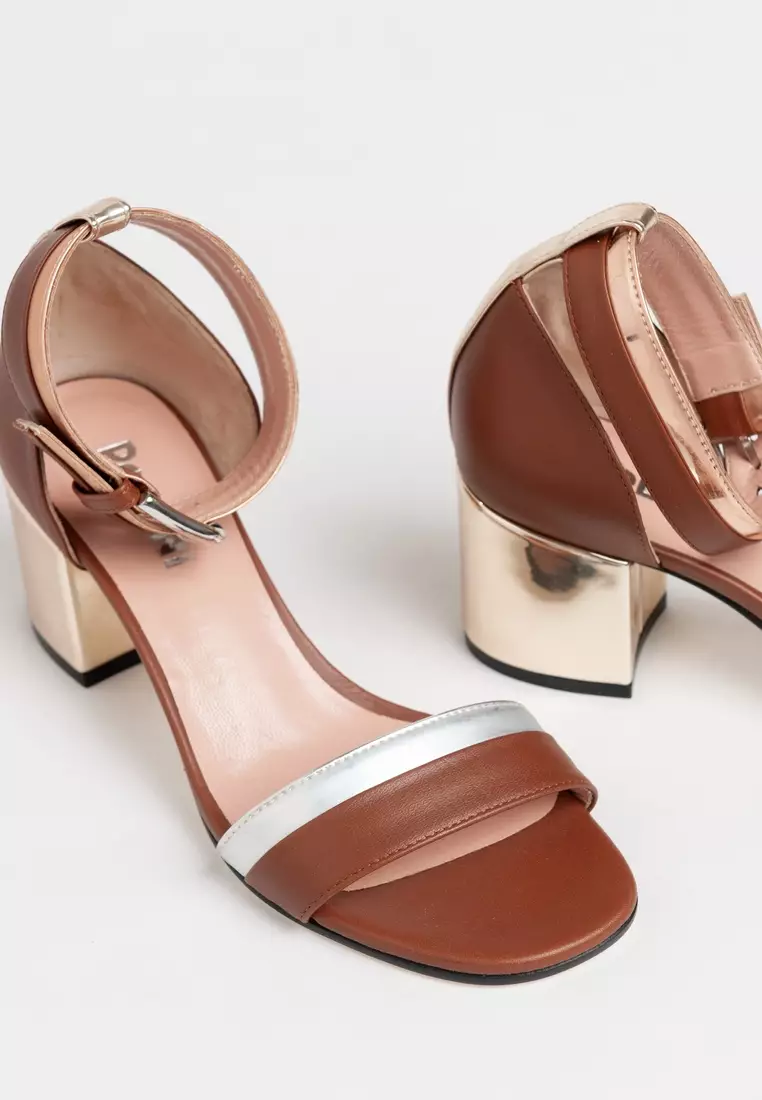 Pollini Women's Brown Sandals