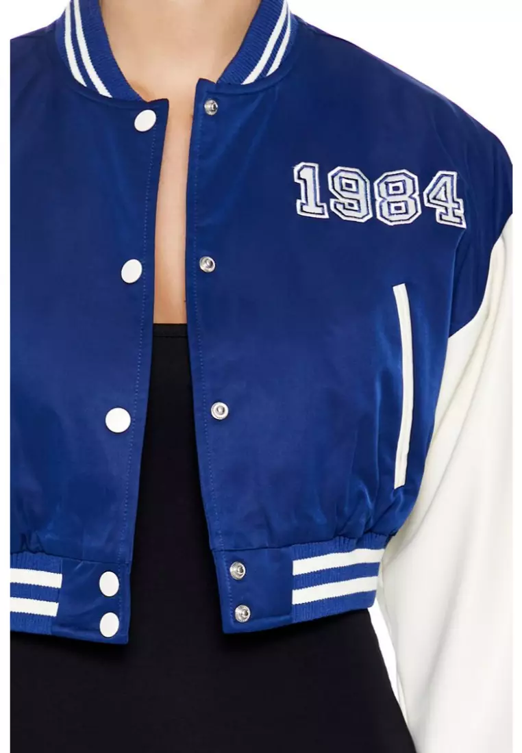 Forever 21 letterman jacket online