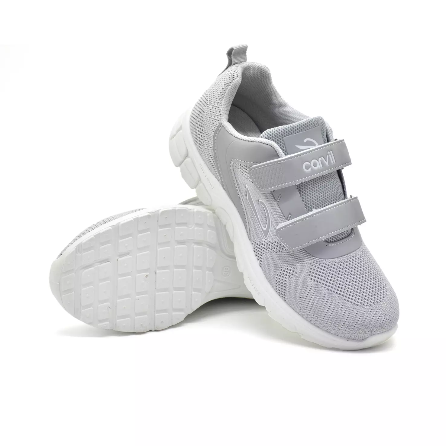 Carvil Sepatu Sekolah Anak Archie-01 LT Light Grey