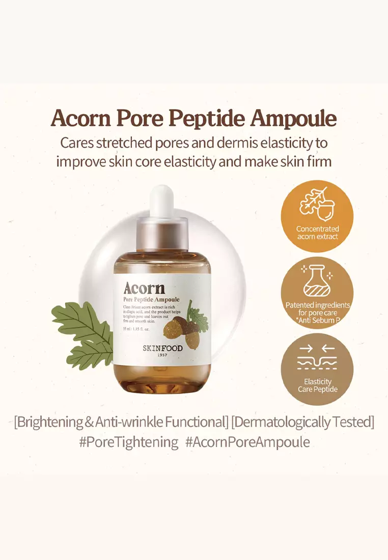 SKINFOOD Acorn Pore Peptide Ampoule