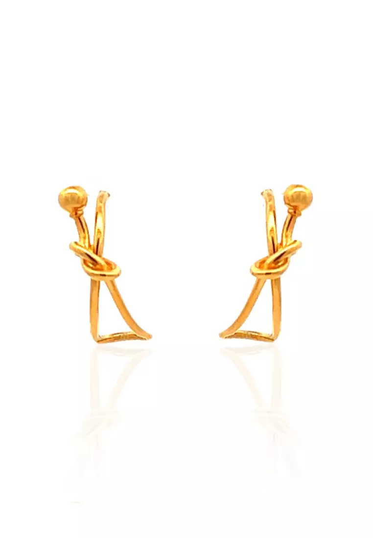 Fun gold earrings best sale