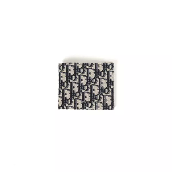 Dompet CHRISTIAN DIOR OBLIQUE BEIGE BIFOLD WALLET 100% ORIGINAL