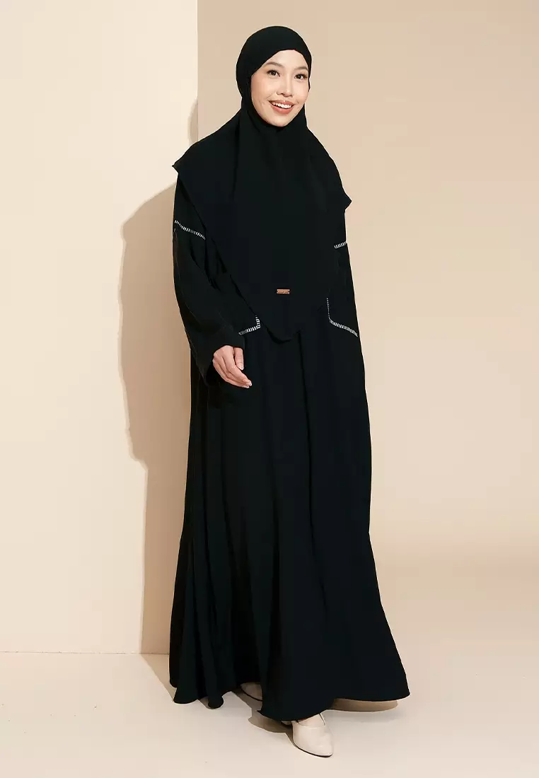 Sahla Abaya Set Black