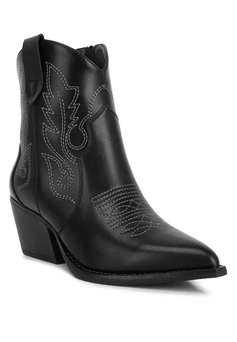 Western boots deals with heel