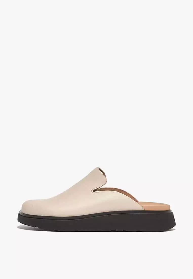Buy Fitflop Fitflop Gen Ff Leather Mules GK7 A48 Stone Beige Mix