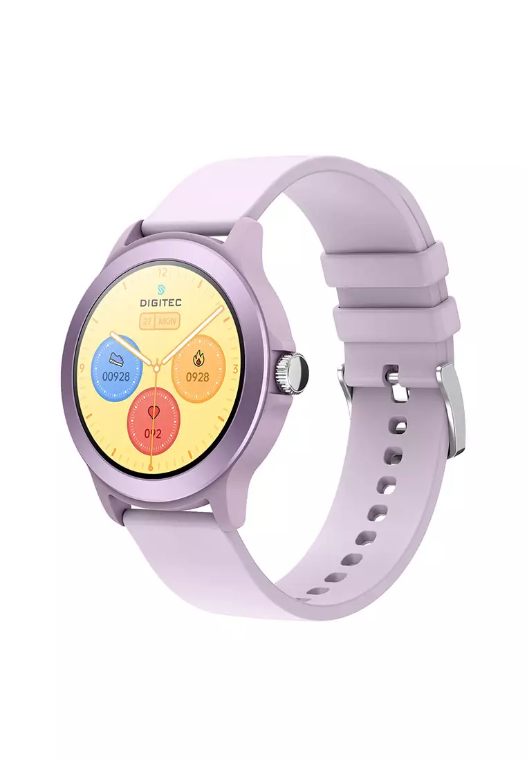 Jam Tangan Digitec Smartwatch - Purple - Resin Strap - DG-SW-NOVA-PU