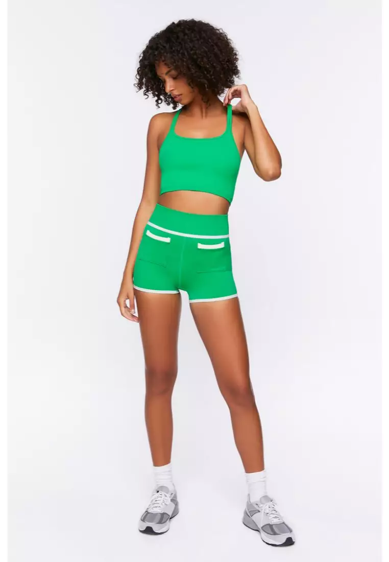 Neon biker shorts forever hot sale 21