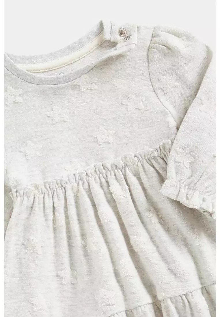 Grey Sweat Dress And Tights