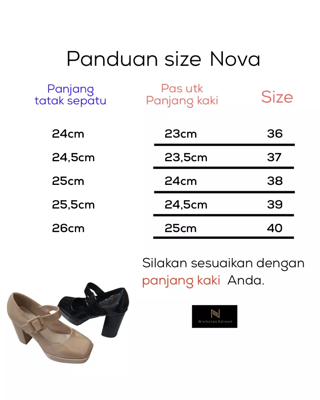 Nicholas Edison Heel Nova Beige