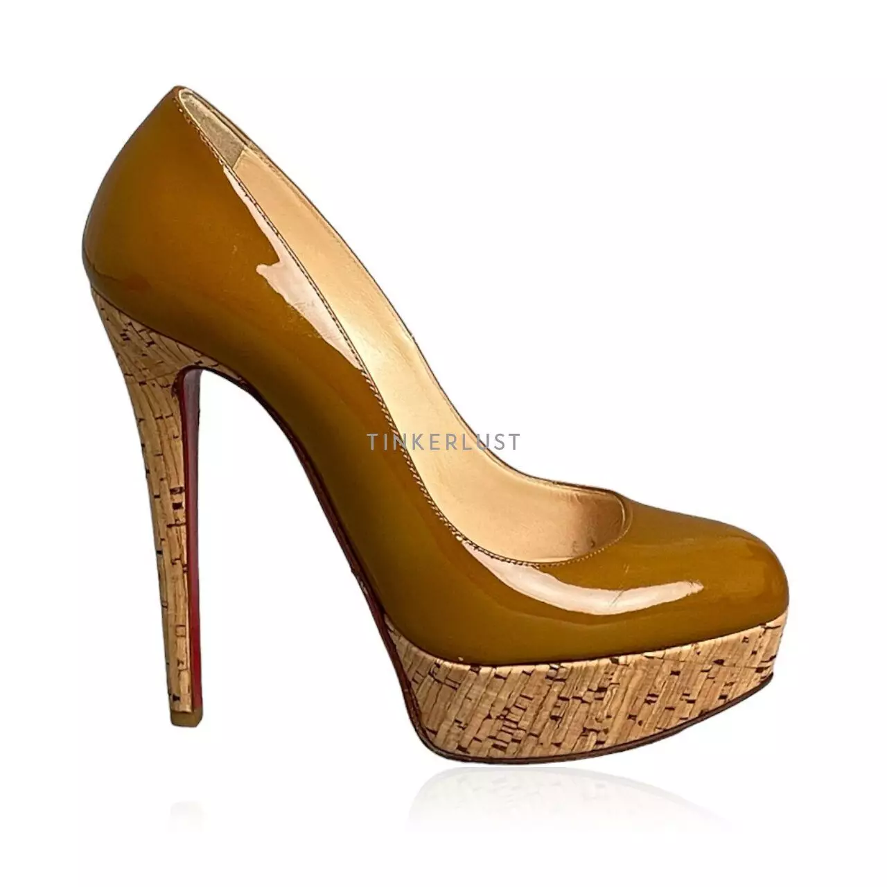 Christian louboutin cheap cork pump
