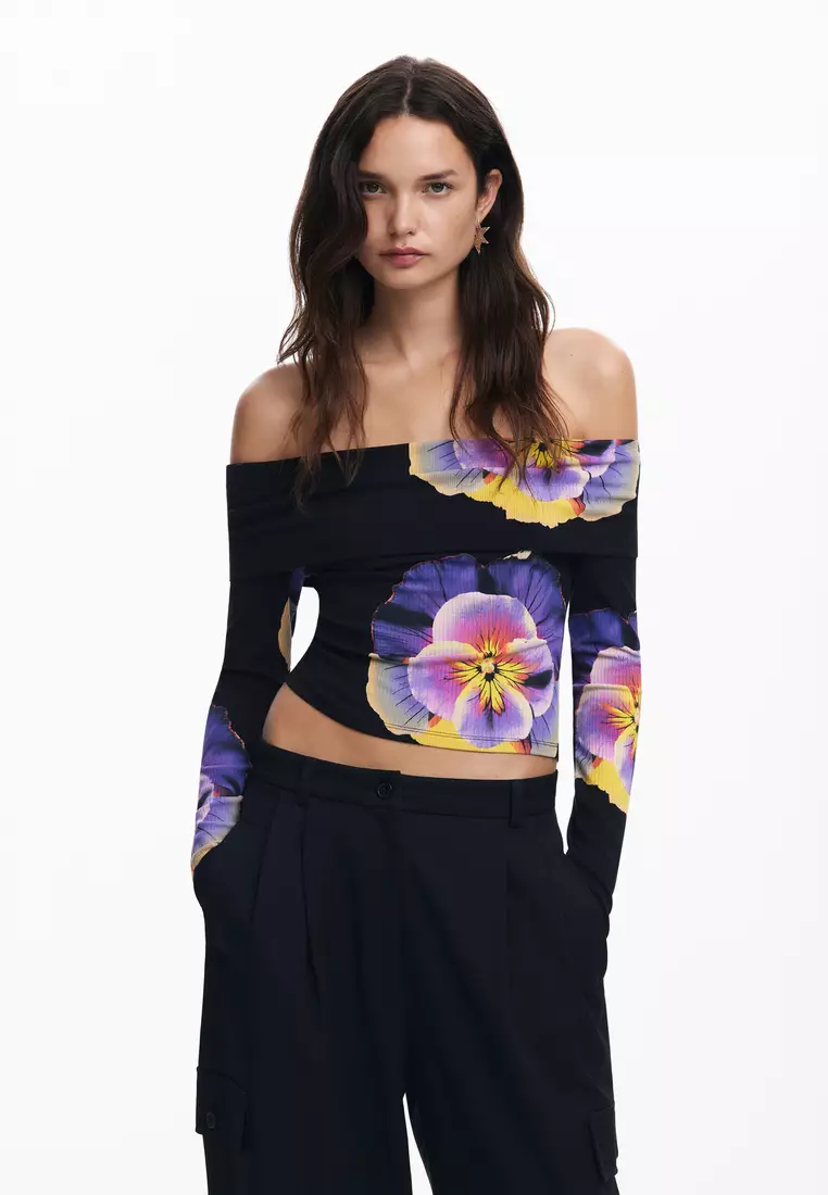 Buy Desigual Desigual Woman Floral print T-shirt M