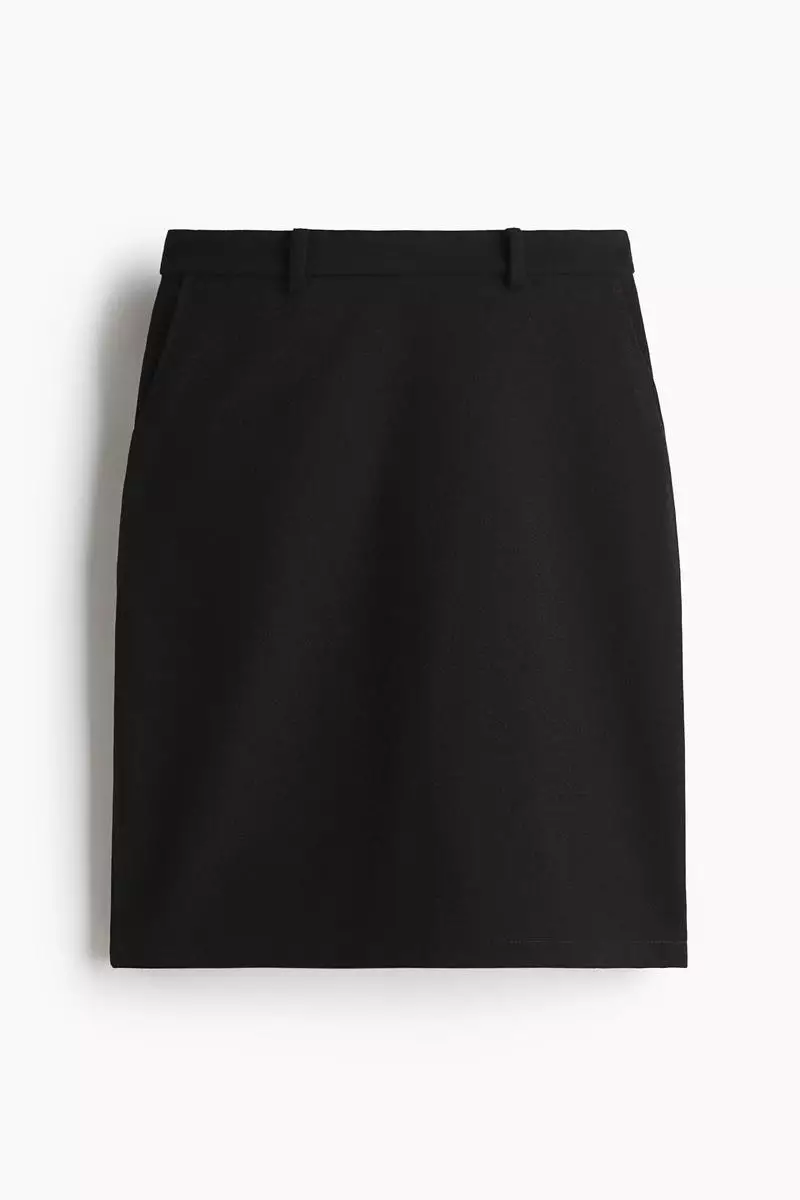 Jersey pencil skirt