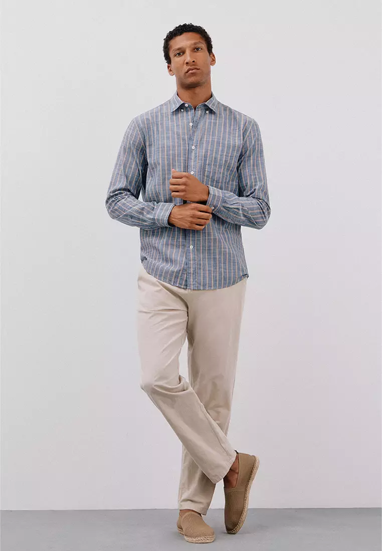 Flame Striped Shirt