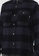 Only & Sons navy Scott Check Flannel Overshirt 4E305AA5BBF265GS_2