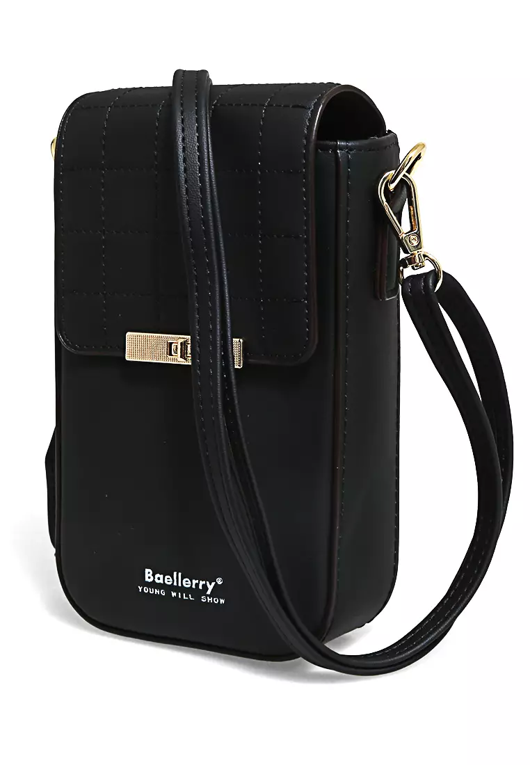 Sling Bag Tas Selempang Handphone Wanita Uniqe Design Large Compartment Material Leather ORIGINAL