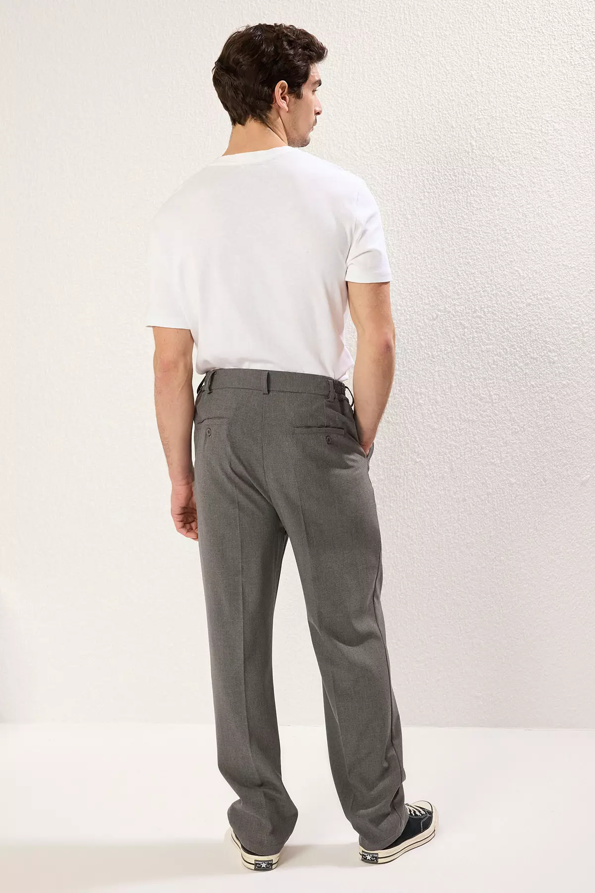 Baggy Fit Wide Leg Trousers