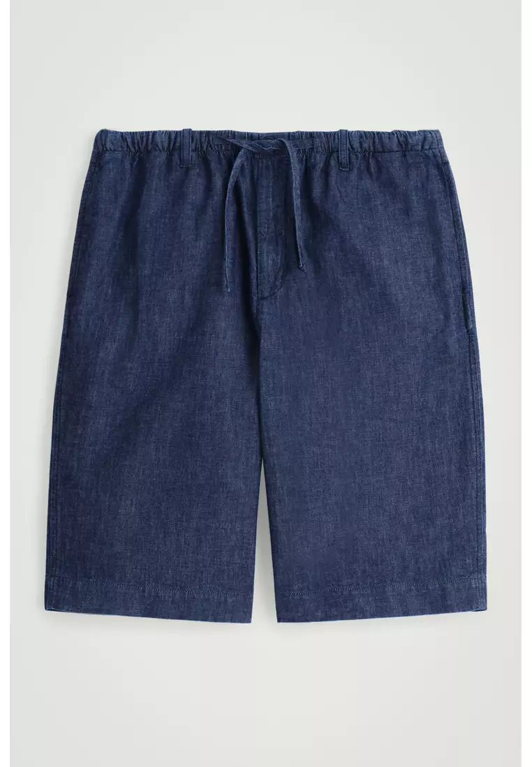 Buy COS DRAWSTRING DENIM SHORTS 2026 Online | ZALORA