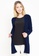 ROSARINI blue and navy Mid Length Cardigan 0C0F7AA350A736GS_3