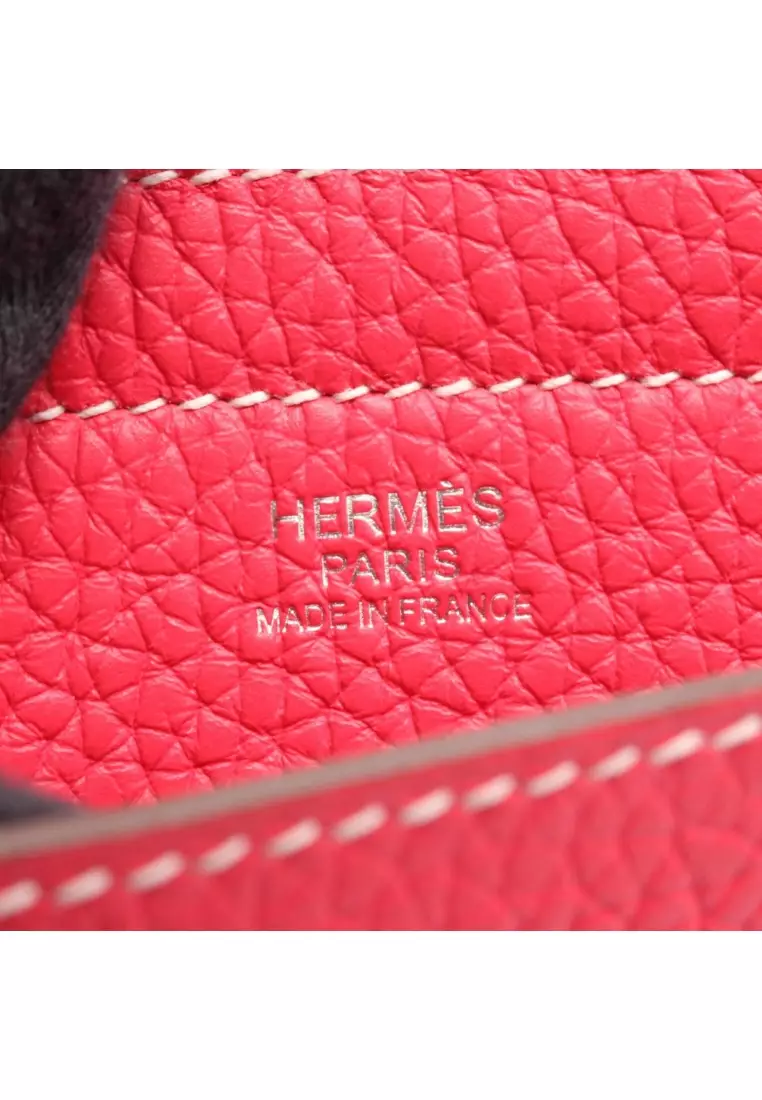Pre-Loved Hermès Cabasserie 31 rose extreme Shoulder bag tote bag Clemence leather Pink purple U stamp