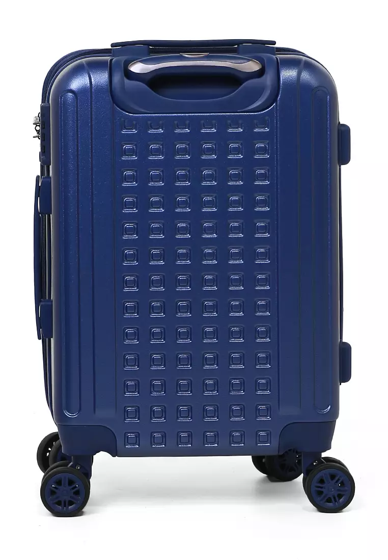Carlton Koper Hardcase TSA Lock Unisex Size 20 Inch Suitcase Large Compartment Expander Zipper Material Polycarbonate ORIGINAL - Blue