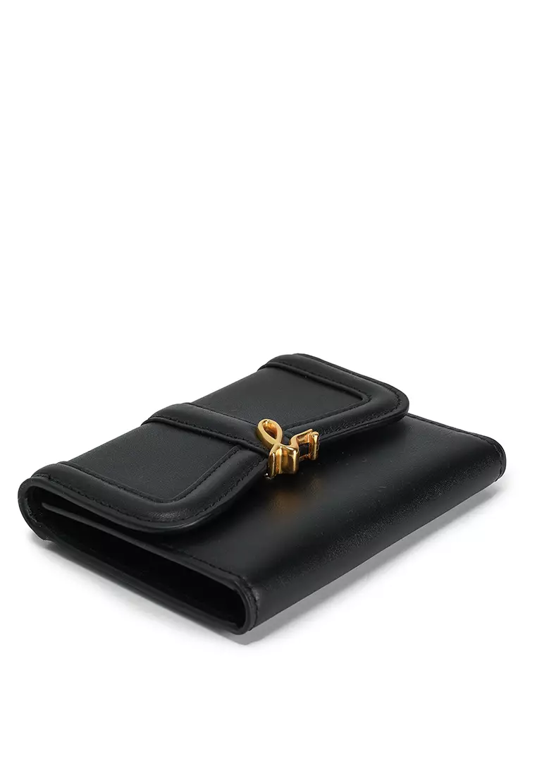 網上選購agnès b. 皮革三摺銀包2026 系列| ZALORA香港