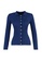 Trendyol navy Buttoned Cardigan With Collar 30776AA083FD0AGS_6