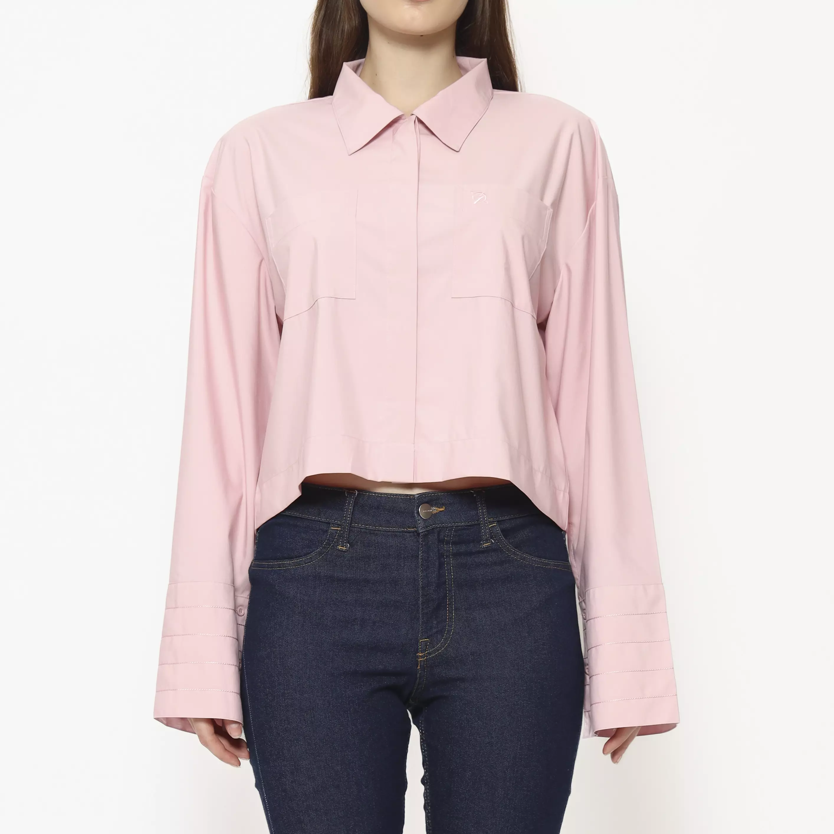 Planet Surf Clothing Kemeja lengan panjang Wanita Glow  Planet Surf