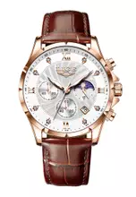 Rose Gold, White, Brown