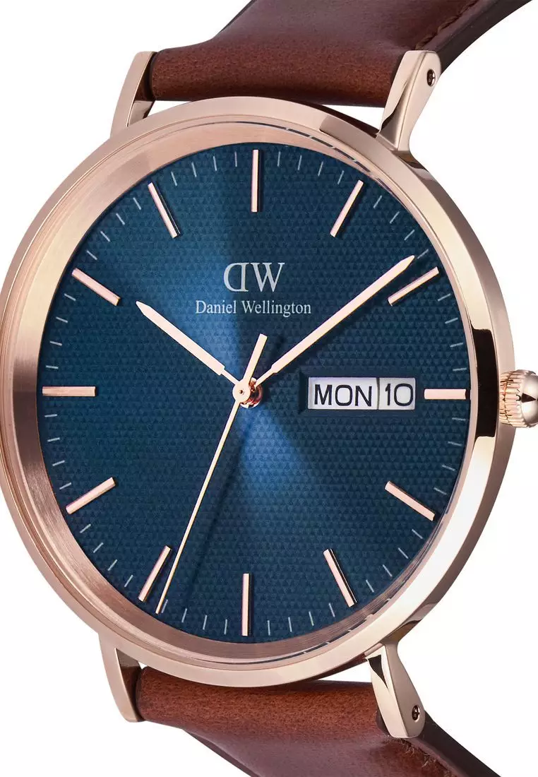 Classic Day Display St Mawes Rose Gold Arctic  - Men Watch stainless steel leather watch DW Official Authentic Original jam tanggan lelaki DW jam tangan