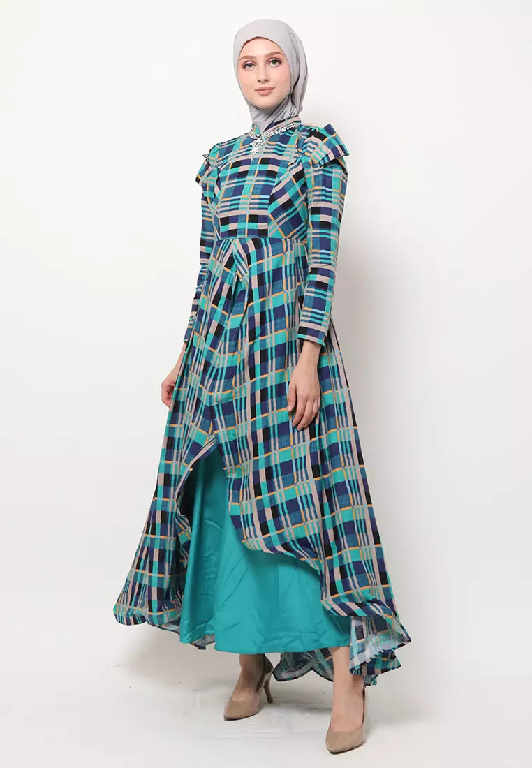 Zetaa Gamis Katun Satin