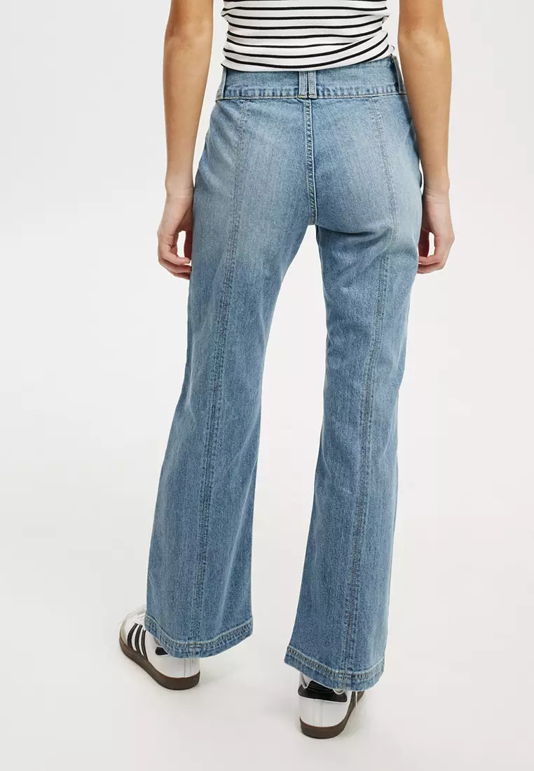 Stretch Bootcut Flare Jeans Asia Fit
