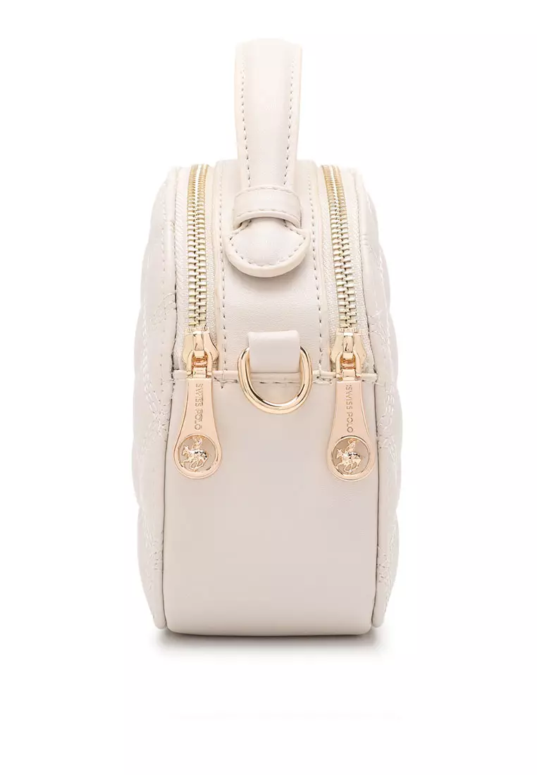 Women's Top Handle Bag / Sling Bag / Crossbody Bag (Tas Selempang / Tas Tangan) - Putih