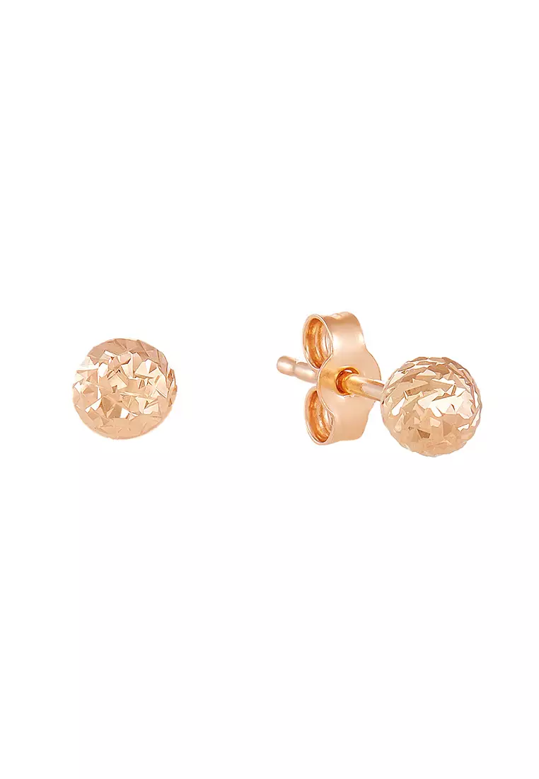 Gold and rose new arrivals gold earrings