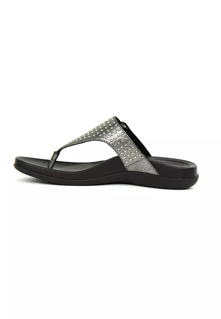 Aetrex hotsell black sandals