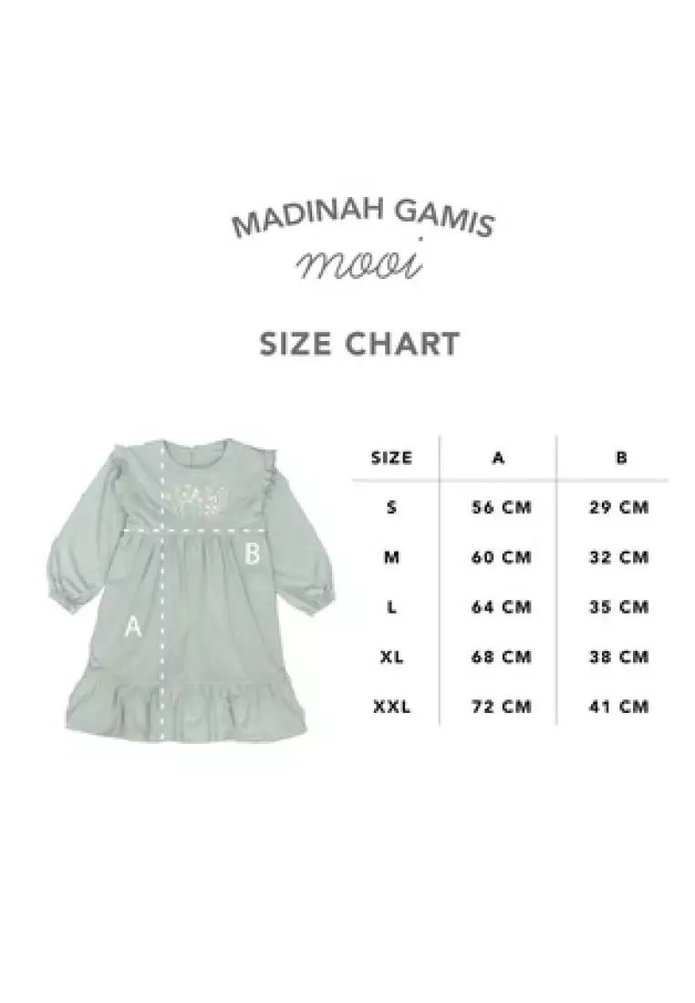 Mooi Dress Anak Gamis Anak Perempuan Raya Collection Madinah Gamis - Lilac