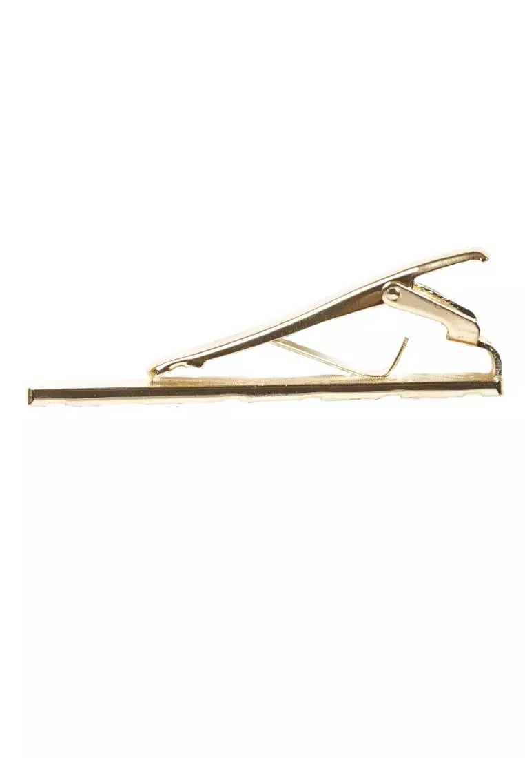 Houseofcuff Pin Tie Jepit Dasi Slim Gold A01